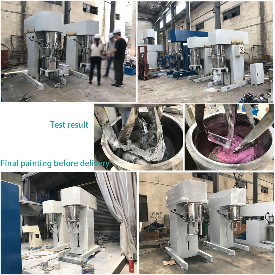 20180813 公司新聞 Customer does experiment in our factory during their planetary mixer is production-內頁圖